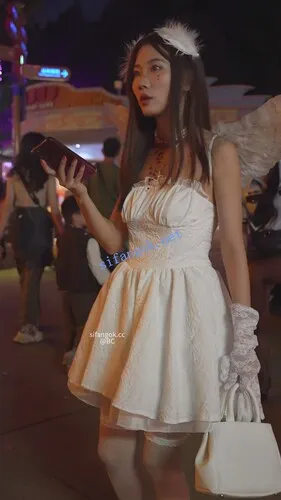 【永久专享】(BC-SSS-101)天使裙美女白丝吊带袜..弯腰被开灯CD..内裤湿了【1V】【767M】