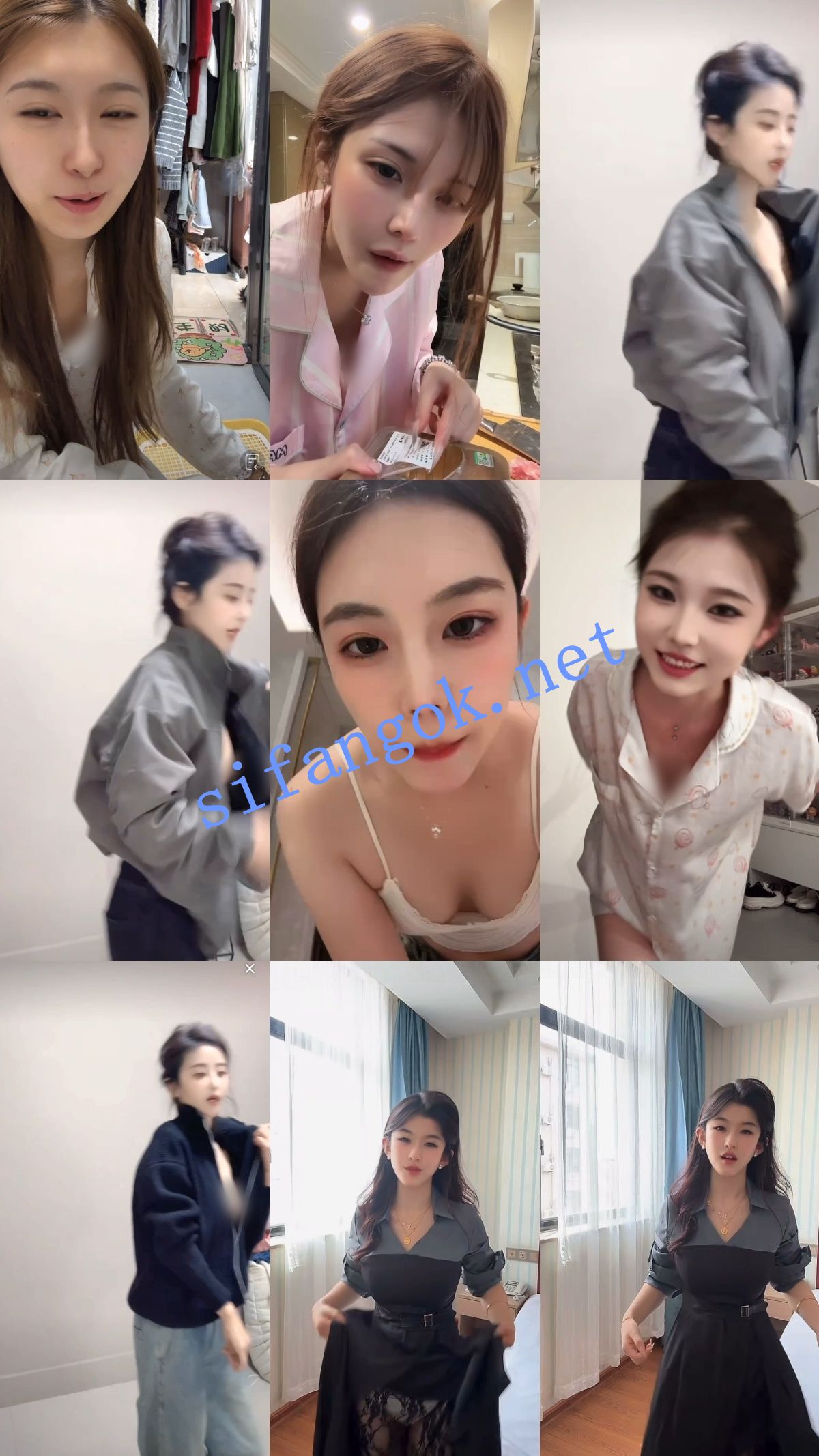 【抖音网红闪现】连麦PK 闪现露点 露穴 露毛 内裤 乳头等01【698V】【12.9G】