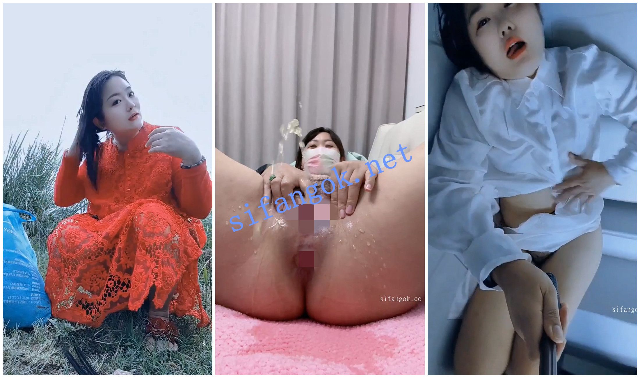 【快手福利】肉感熟女【多喝开水】自慰喷尿性爱XO露出抠穴【47V】【2.09G】