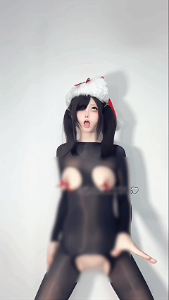 推特顶级COS 希尔薇 2025岁末福利裸舞 圣诞套装顶顶飞【19P9V】【393M】